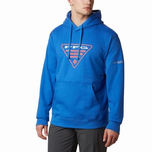 Columbia PFG Triangle™ Hoodie Herr Blå (QSIFE3829)